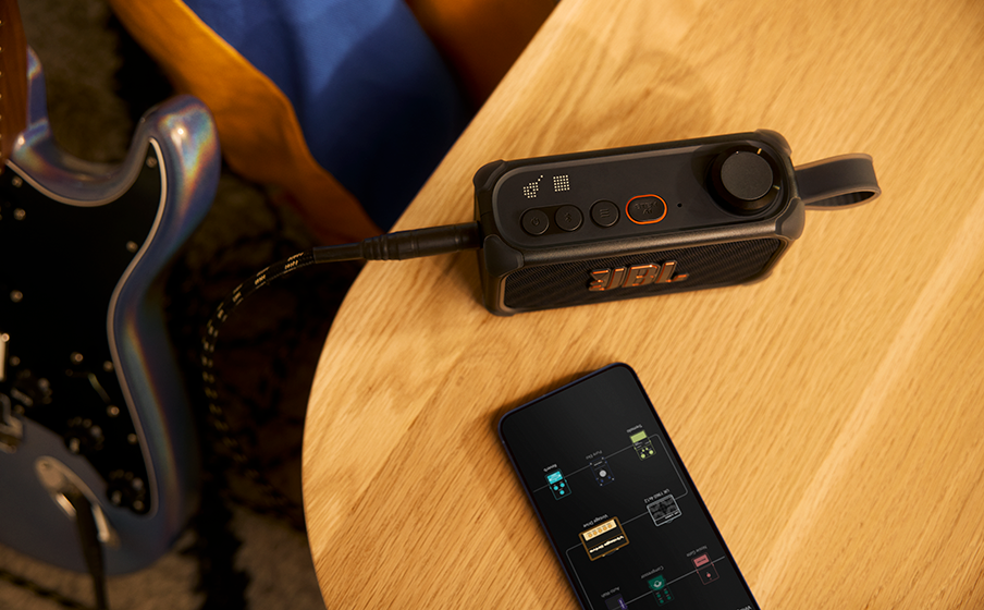 JBL BandBox Solo Ampli de guitare l&eacute;gendaire et mod&egrave;les d&rsquo;effets embl&eacute;matiques - Image