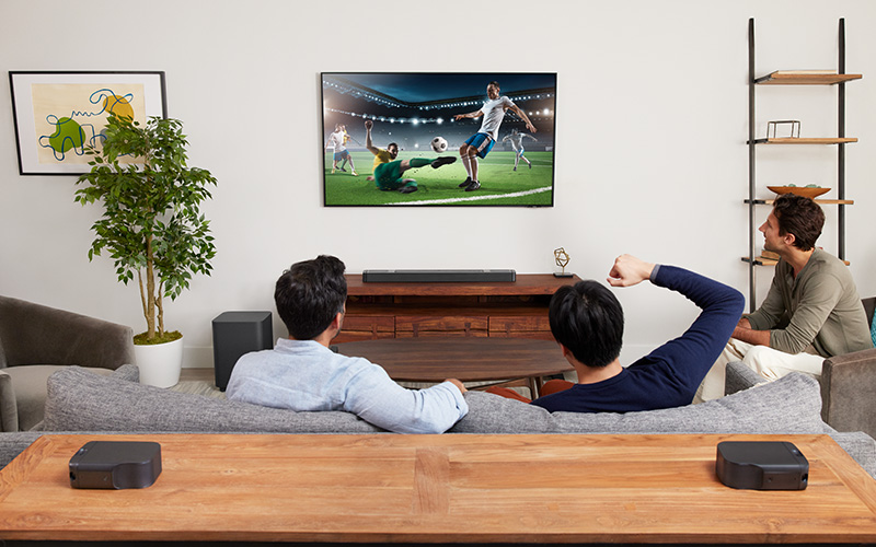 
Echter 3D-Surround-Sound, der Grenzen überschreitet
